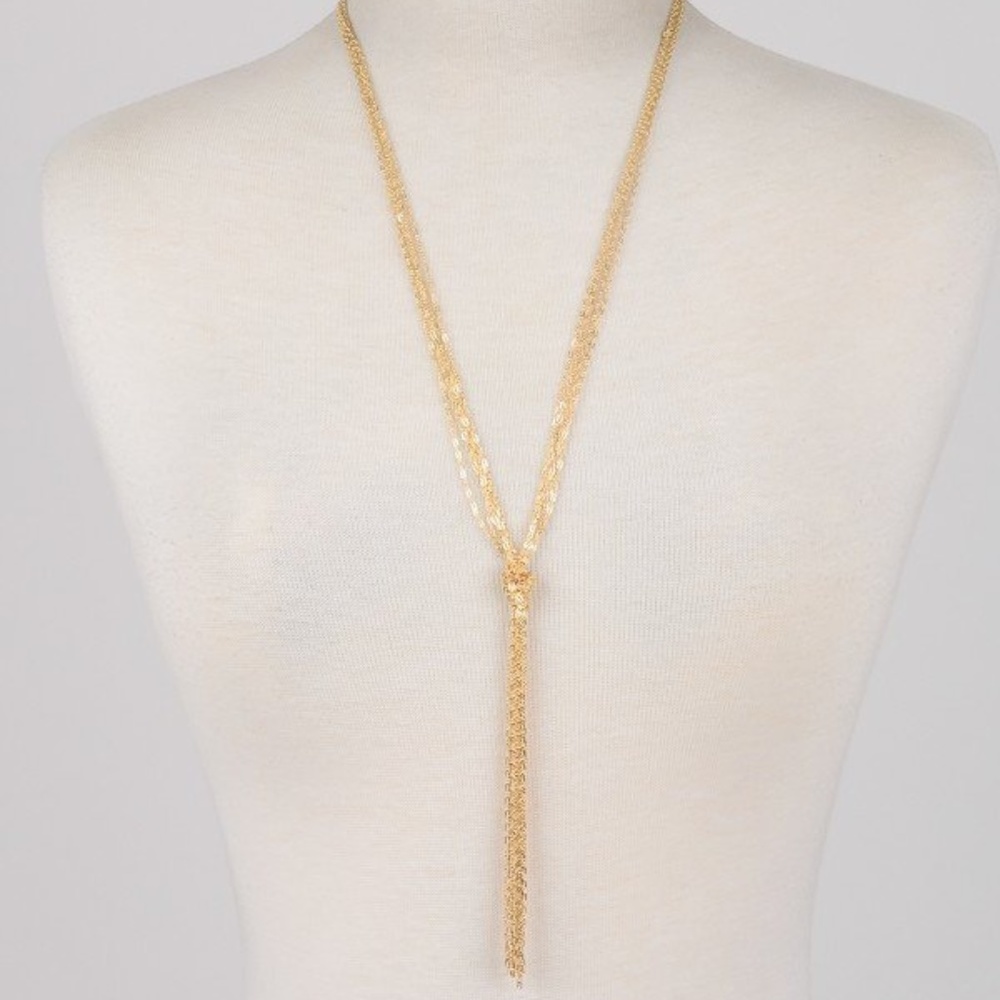 Gold Knot Necklace